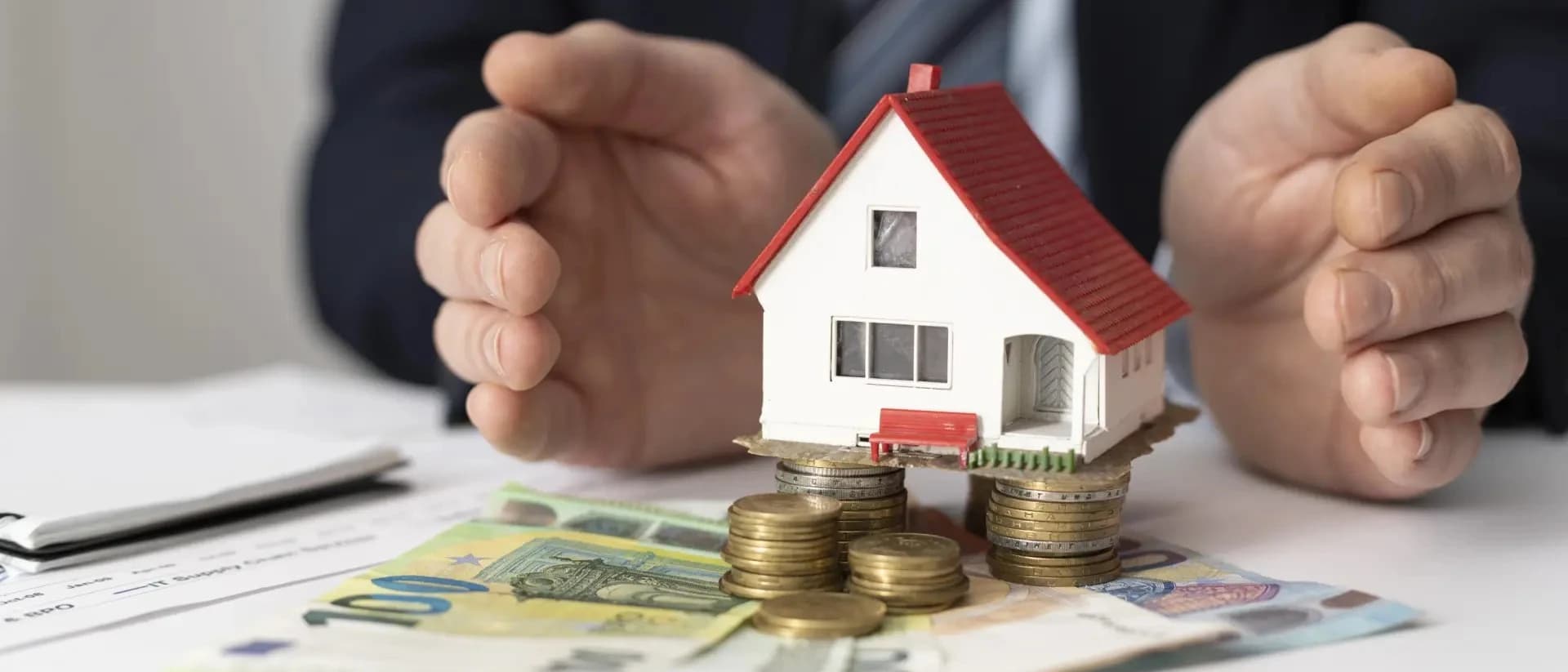 Amount of money agreed in an earnest money contract for a property sale